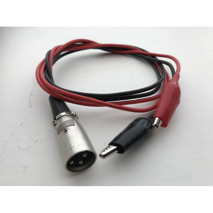 Battery tester universal test cable with crocodile clips
