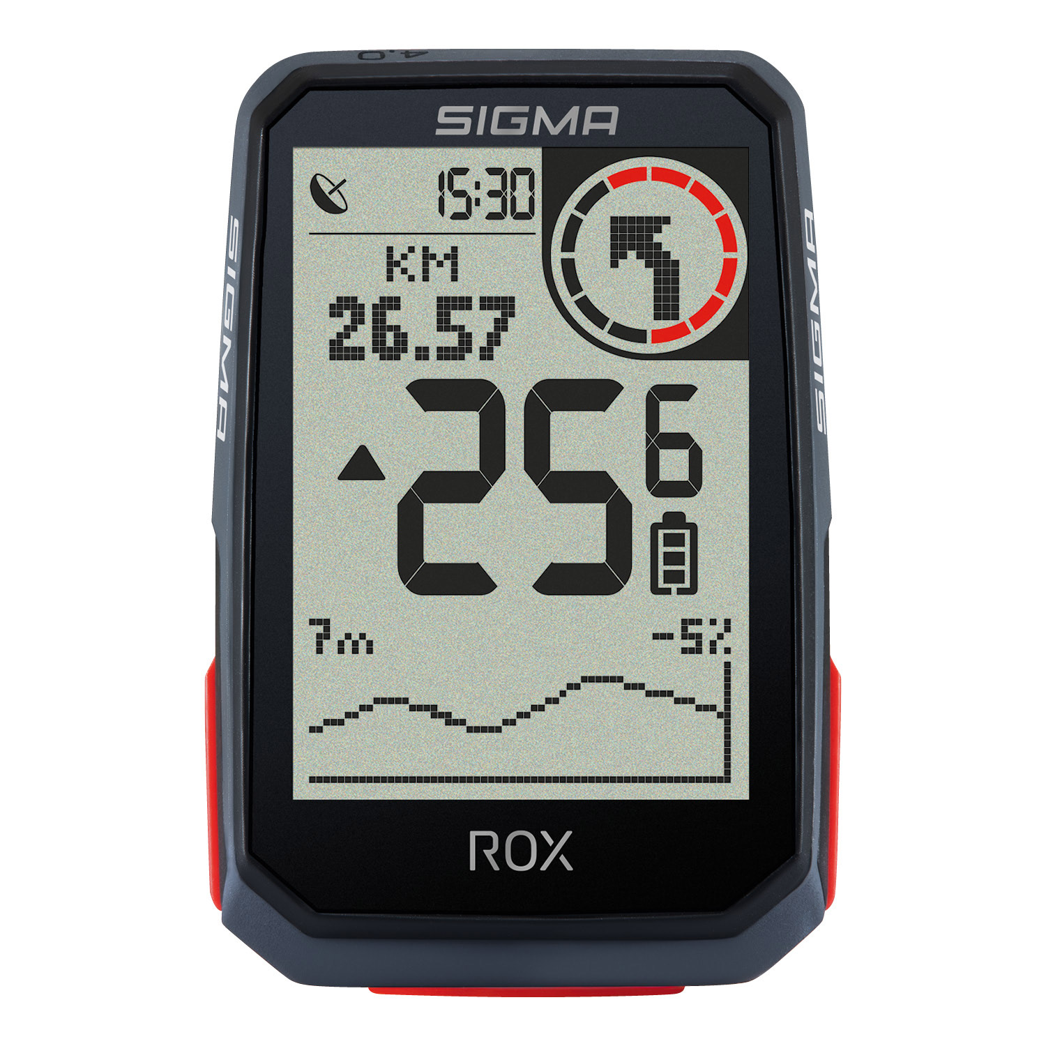 Sigma bike computer Rox 4.0 GPS HR top mount set black