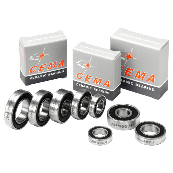 CEMA Ball Bearing 686 - 6 x 13 x 5 - Stainless Steel-Ceramic