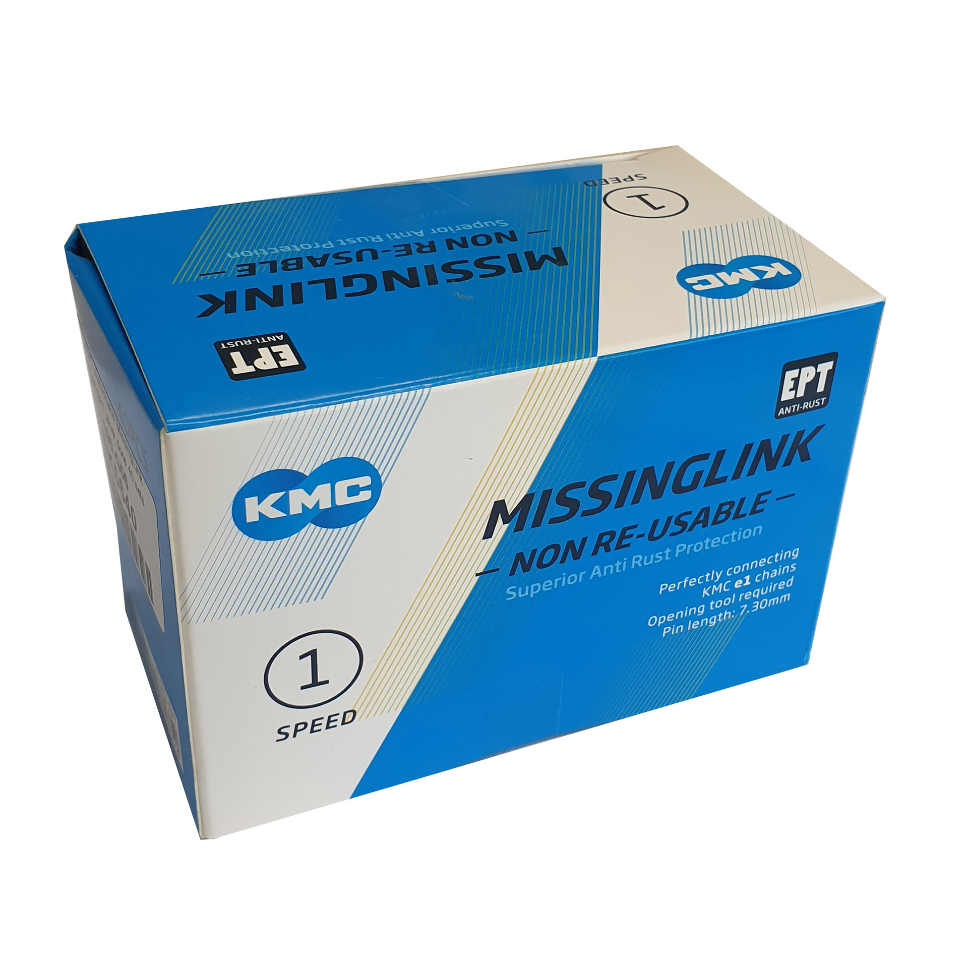 KMC connecting link MissingLink e1NR EPT silver single v(40)