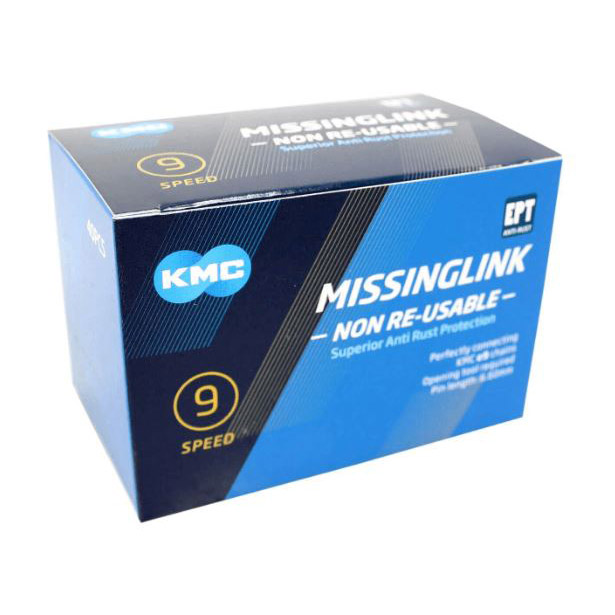 KMC connecting link MissingLink 9NR EPT E9 silver 6.60mm 9-speed (40)