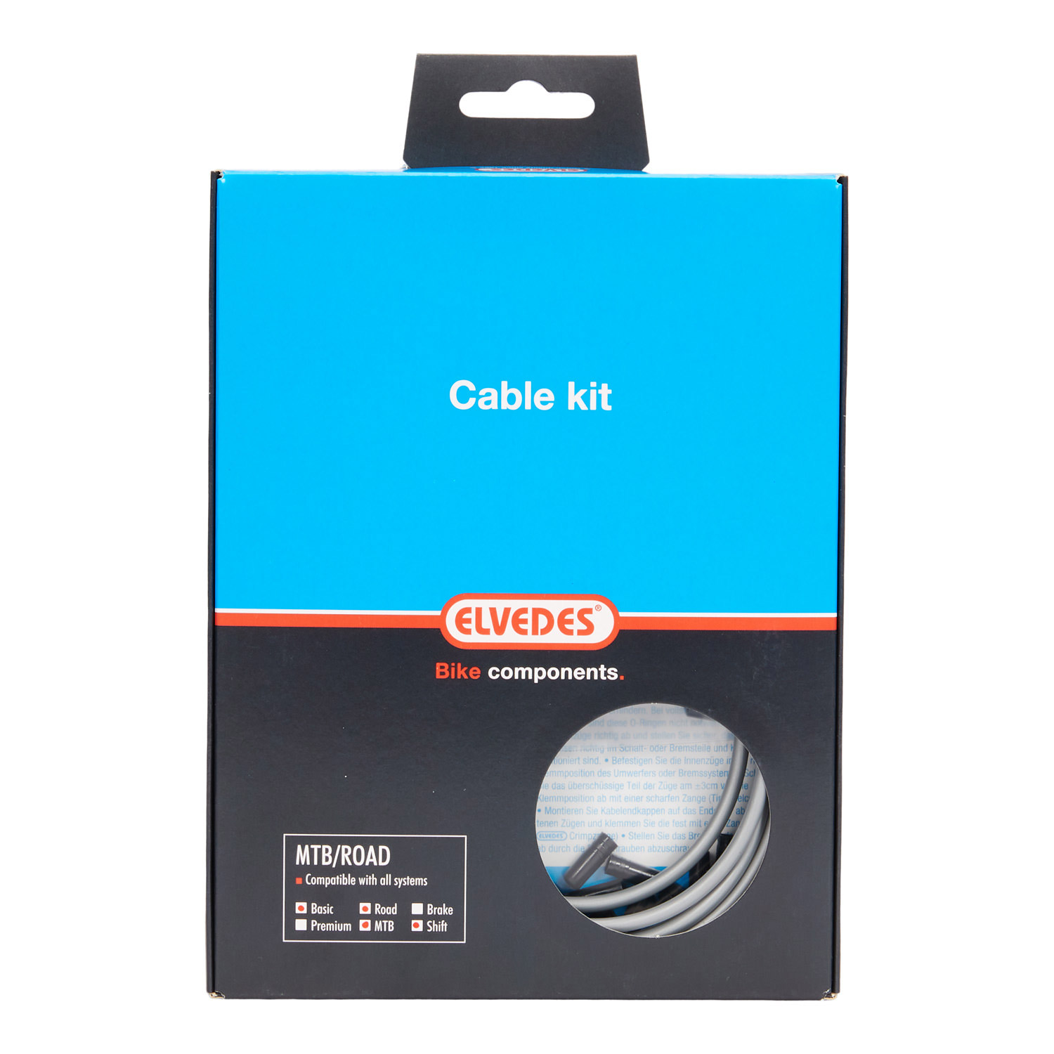 Elvedes shift cable ATB/race universal silver 2015003