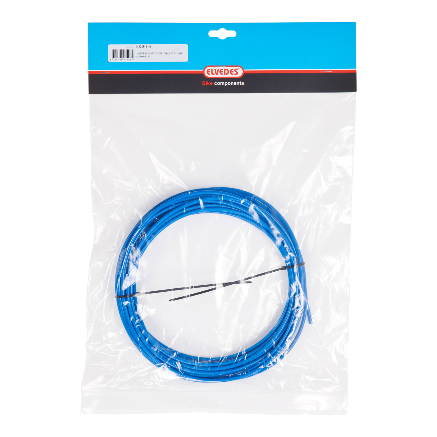 Elvedes outer cable 4.2mm (10m) blue liner 1120SP-8-10