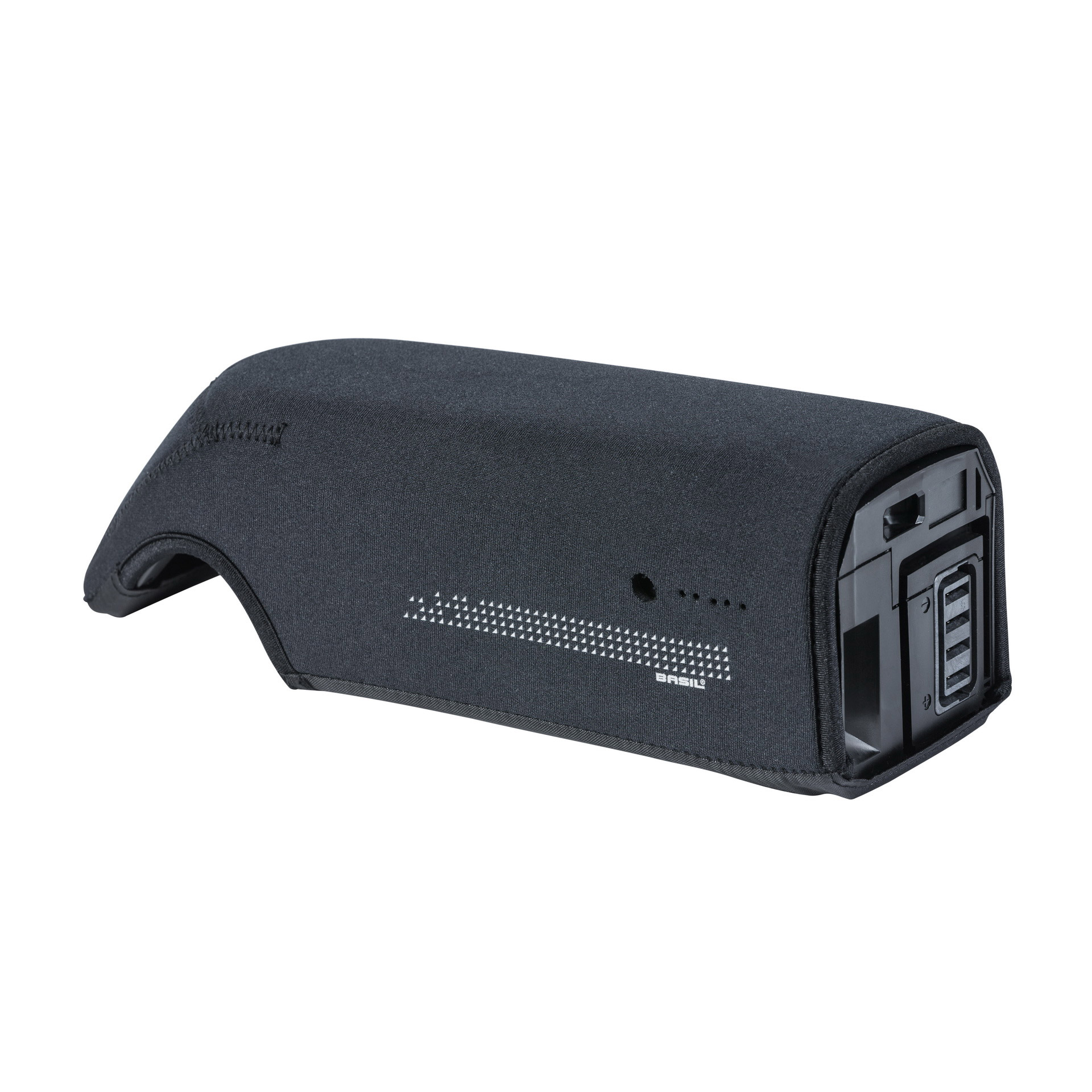 Basil battery bag Shimano Steps frame battery black neoprene