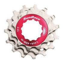 Sunrace lockring with 10V 11/13/15T cogs silver