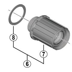 Shimano Cassette Body 10/11-Speed FH-RS770 Y3EX98030