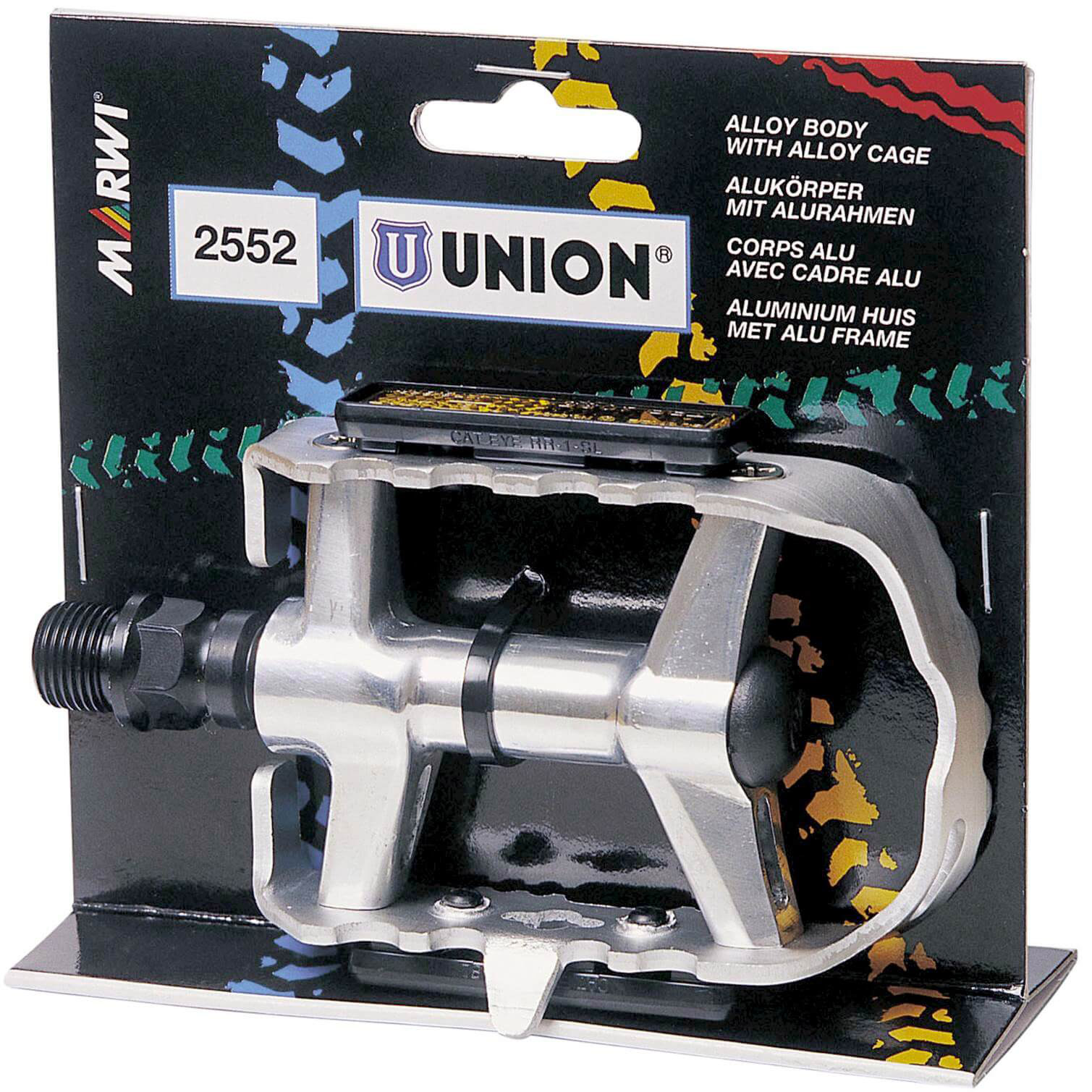 Union pedals SP-2612 MTB Cro-Mo silver