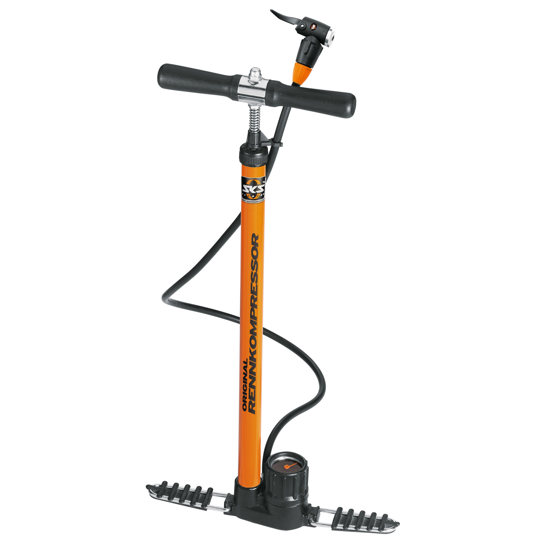 SKS Rennkompressor floor pump with E.V.A. head 10062