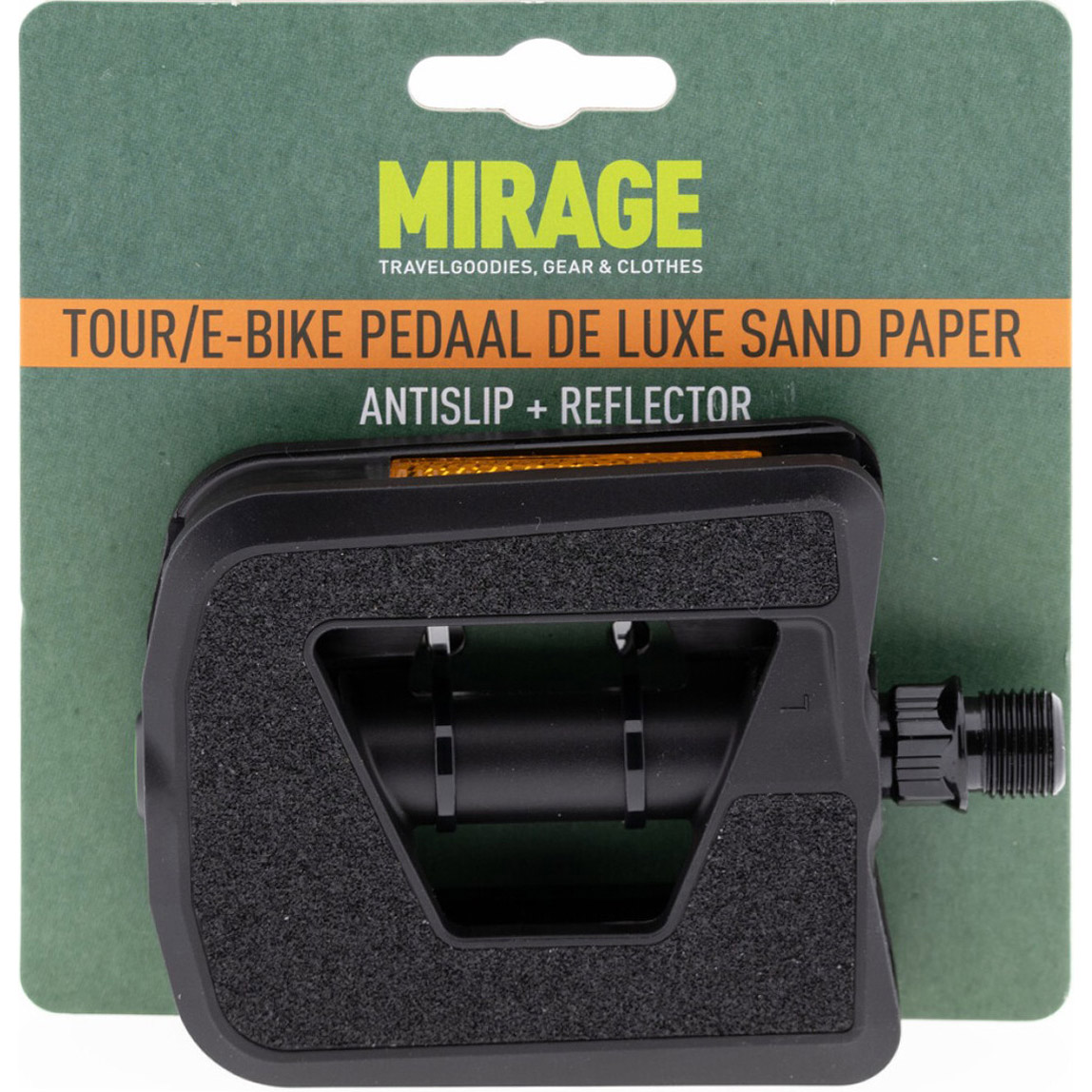 Mirage pedals tour/Ebike DeLuxe plastic/sandpaper black