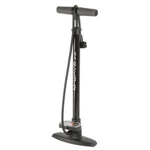 M-Wave Air-Jet floor pump with pressure gauge