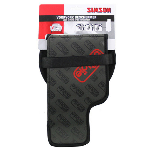 Simson front fork protector black transport/storage on card