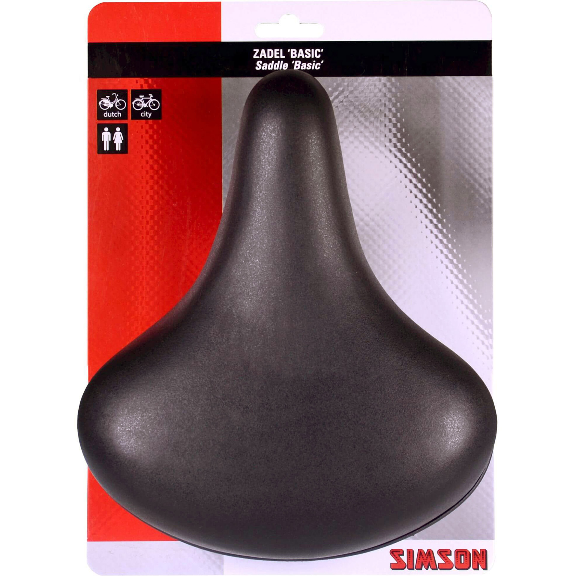 Simson saddle Basic black (10 pcs)