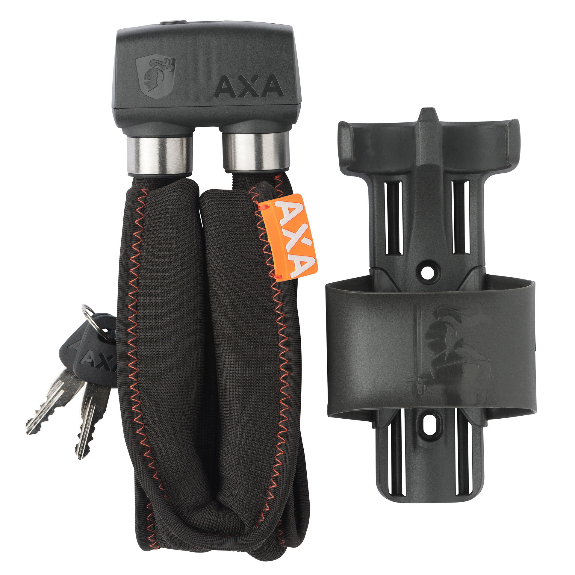 AXA foldable lock Foldable 800 100cm/8mm dark grey
