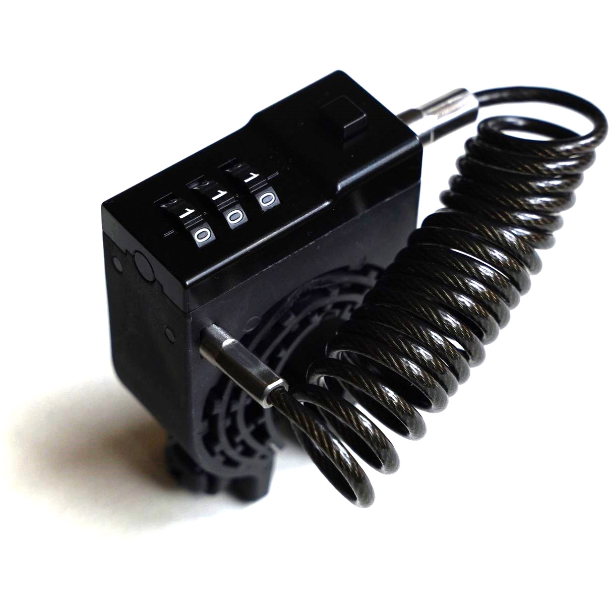 LCKT cable combination lock for bike helmets including holder