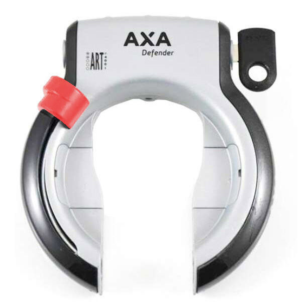 AXA security lock Defender bare mudguard mount ART** silver