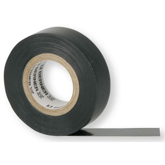 Berner insulation tape 10m 15mm PVC black