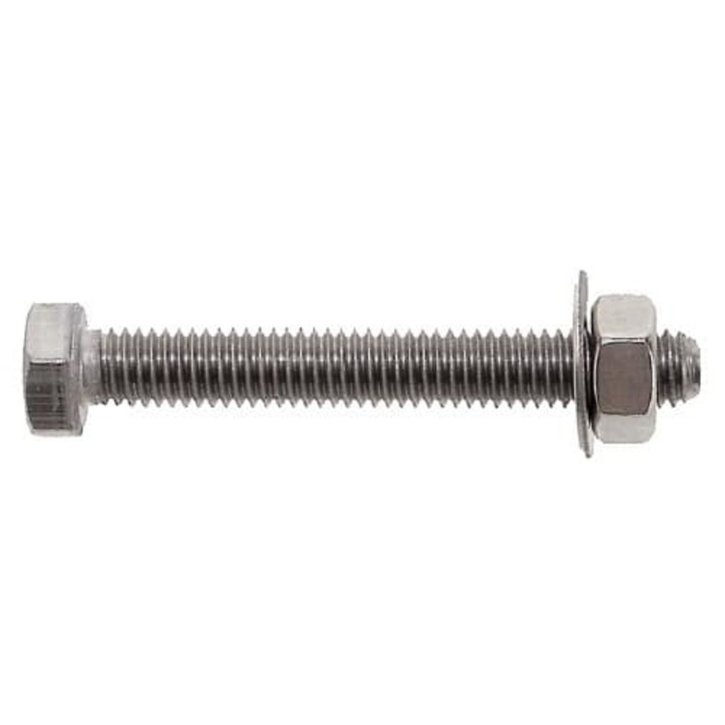 Bofix fork crown bolt stainless steel M6-40 complete (10 pcs)