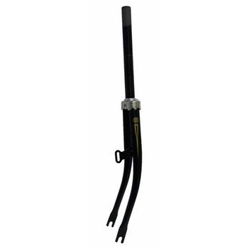 Front fork 24" 1⅜ black Tour with dynamo hook 250mm top tube