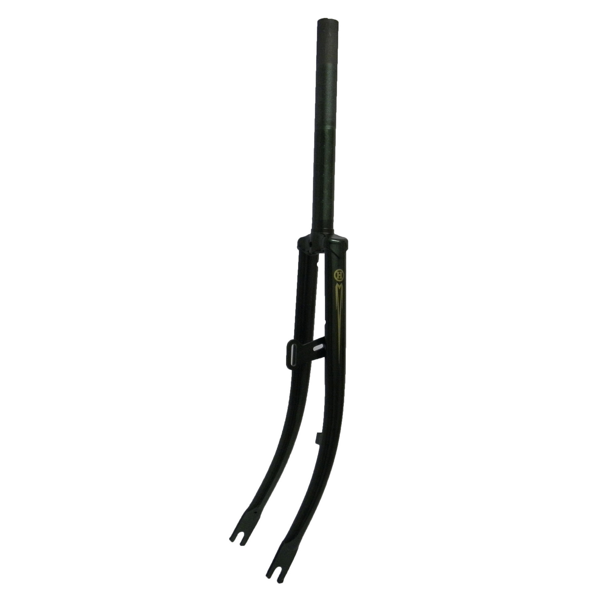 Front fork 26" 250mm metallic green drum brake boss