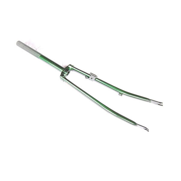 Front fork 28" 270mm drum brake boss meta-green