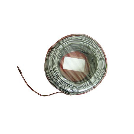 Bicycle light cable 2-core / twin black double 100m