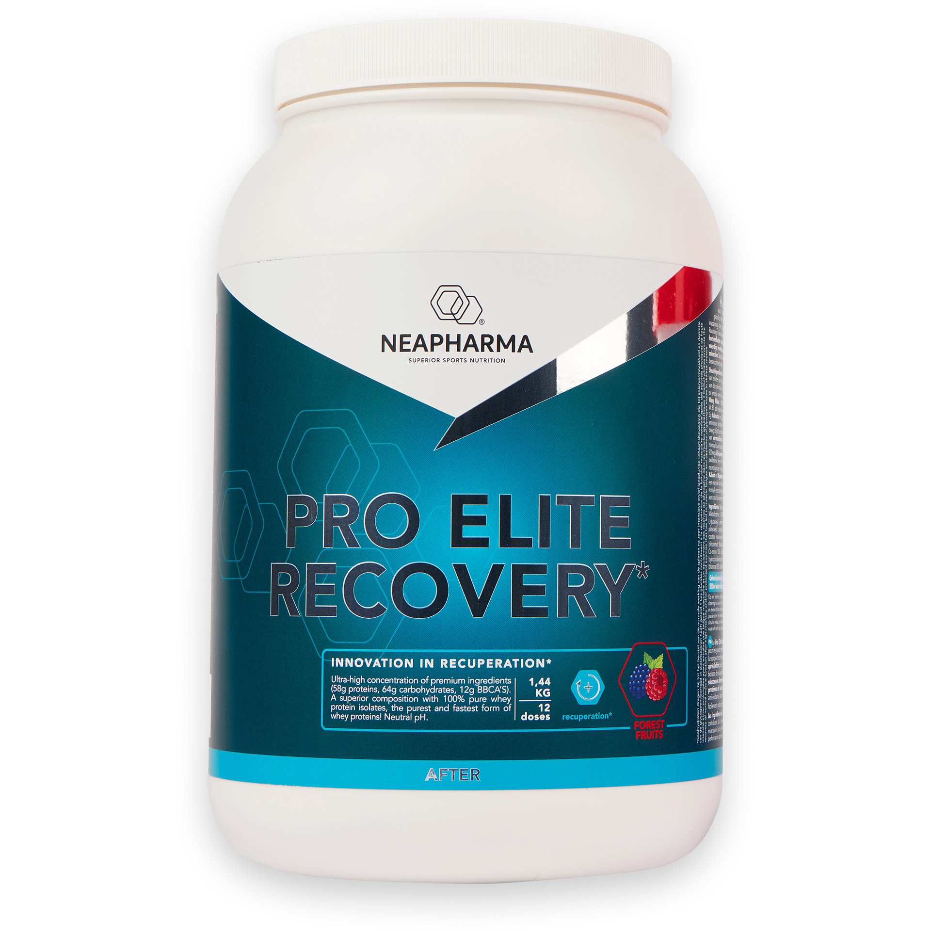 Neapharma Recovery Shake Pro Elite Forest Fruit Pot 1.2kg