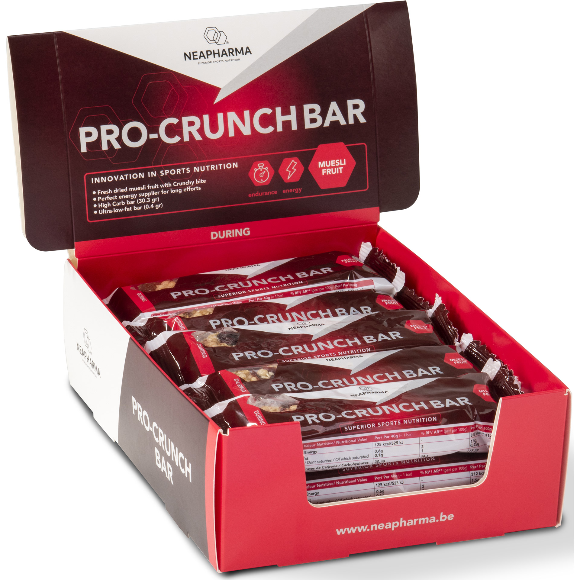 Neapharma bar Crunch Bar display (24 pcs)