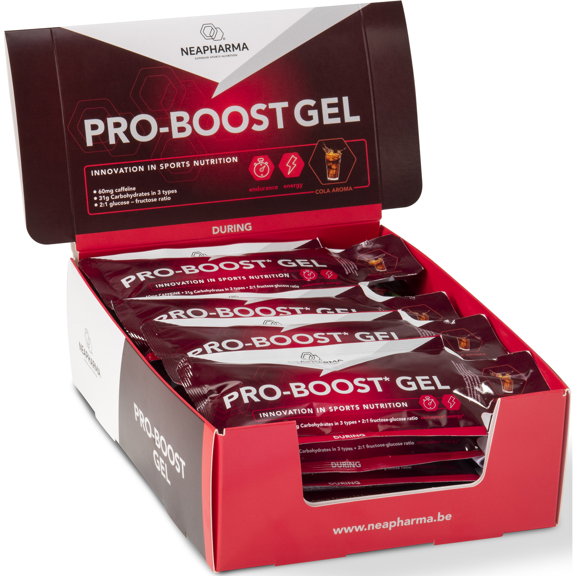 Neapharma gel Pro Boost Cola display (25 pcs)