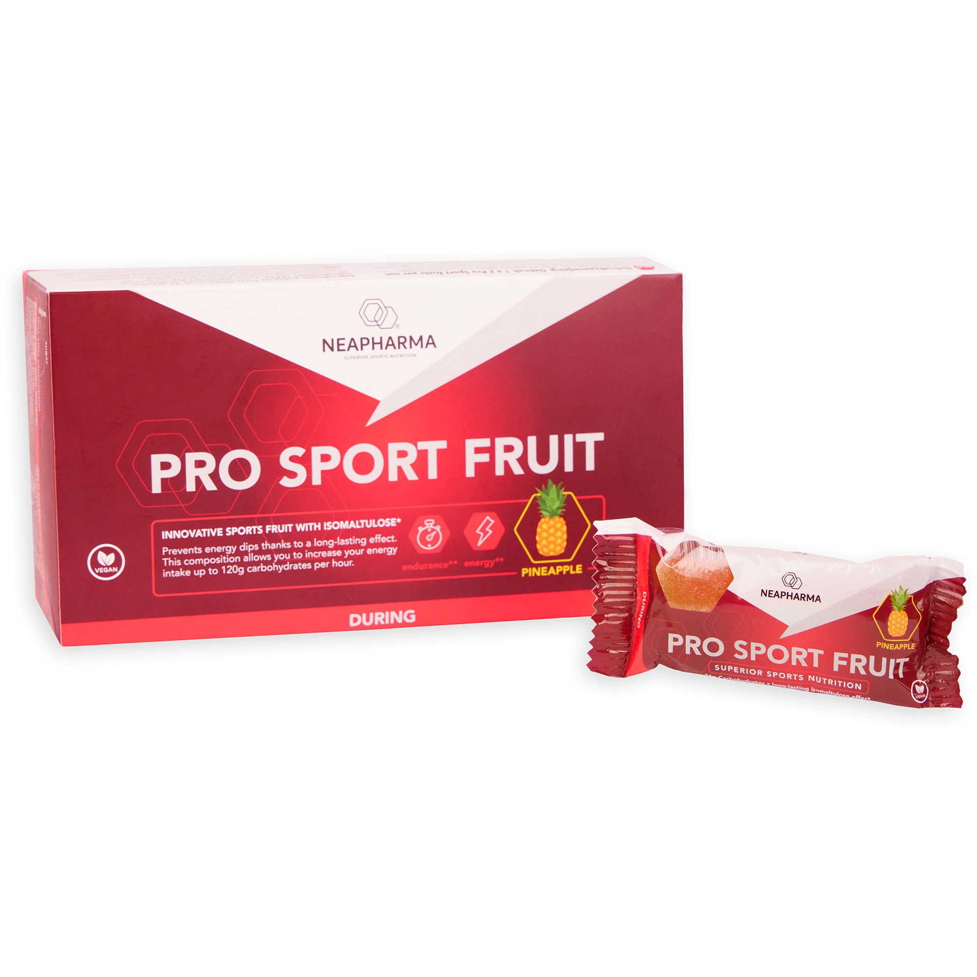 Neapharma bar Pro Sport Fruit pineapple box (15 pcs)