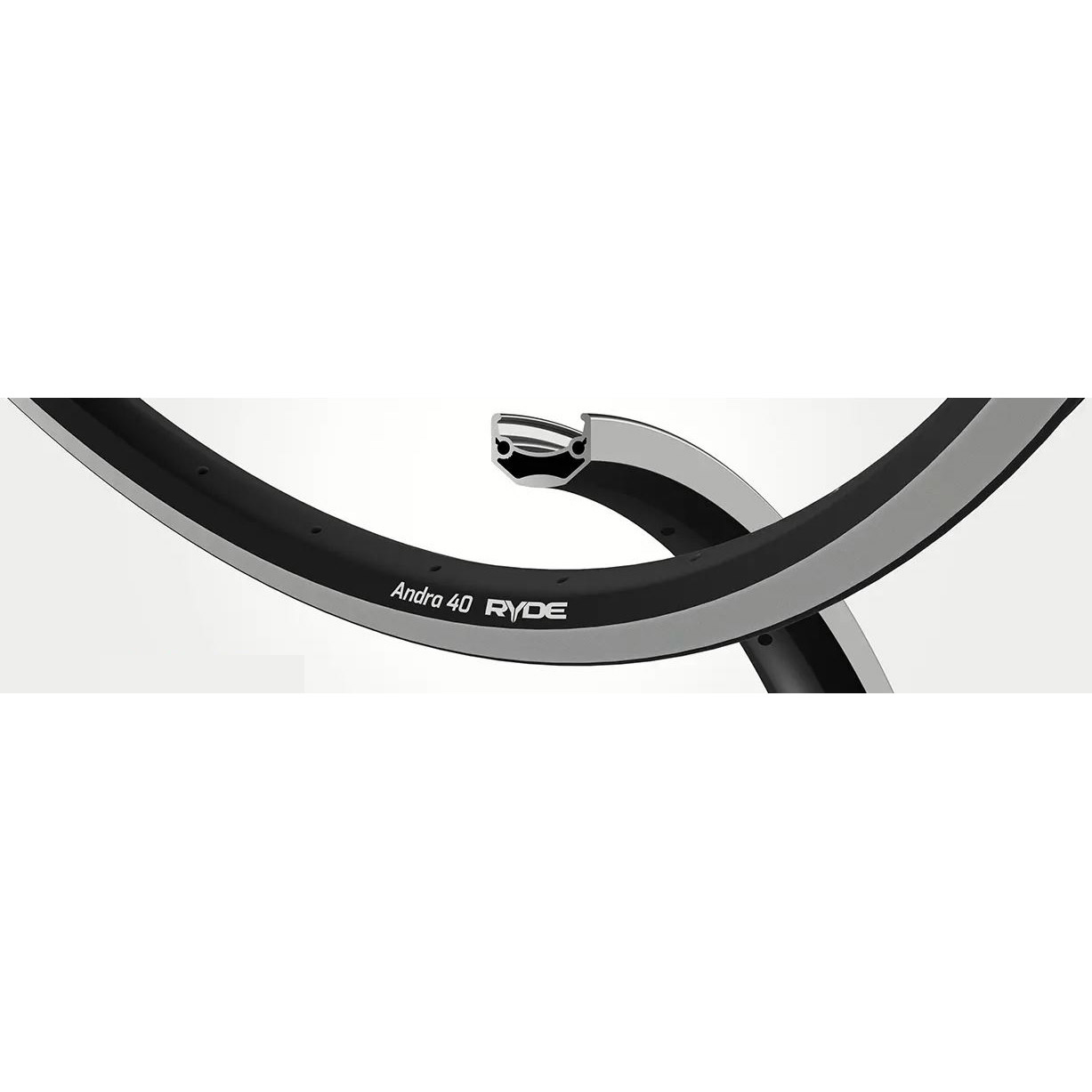 Ryde rim Andra 40 20"/406 36h 14G CNC alu black