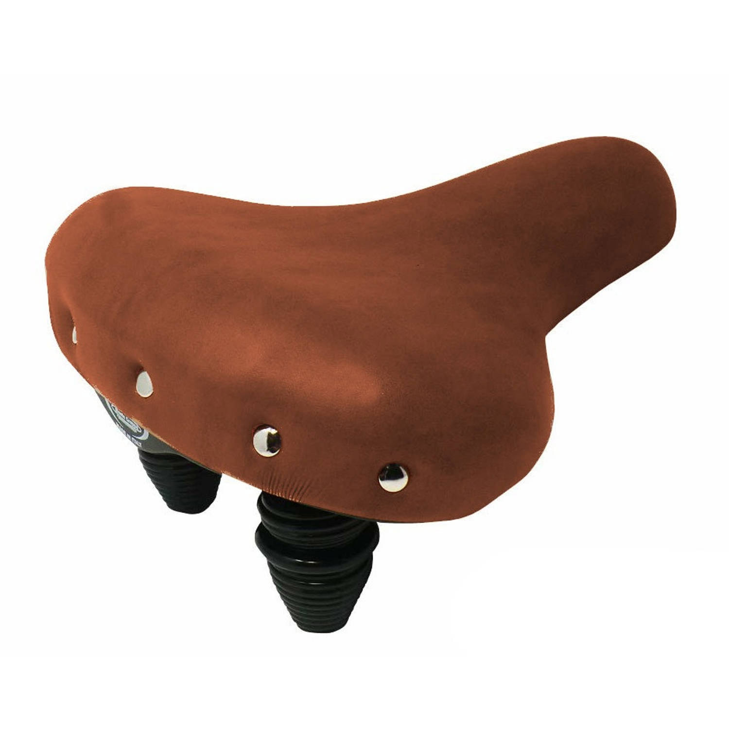 Monte Grappa saddle Nevada coffee with suspension spring