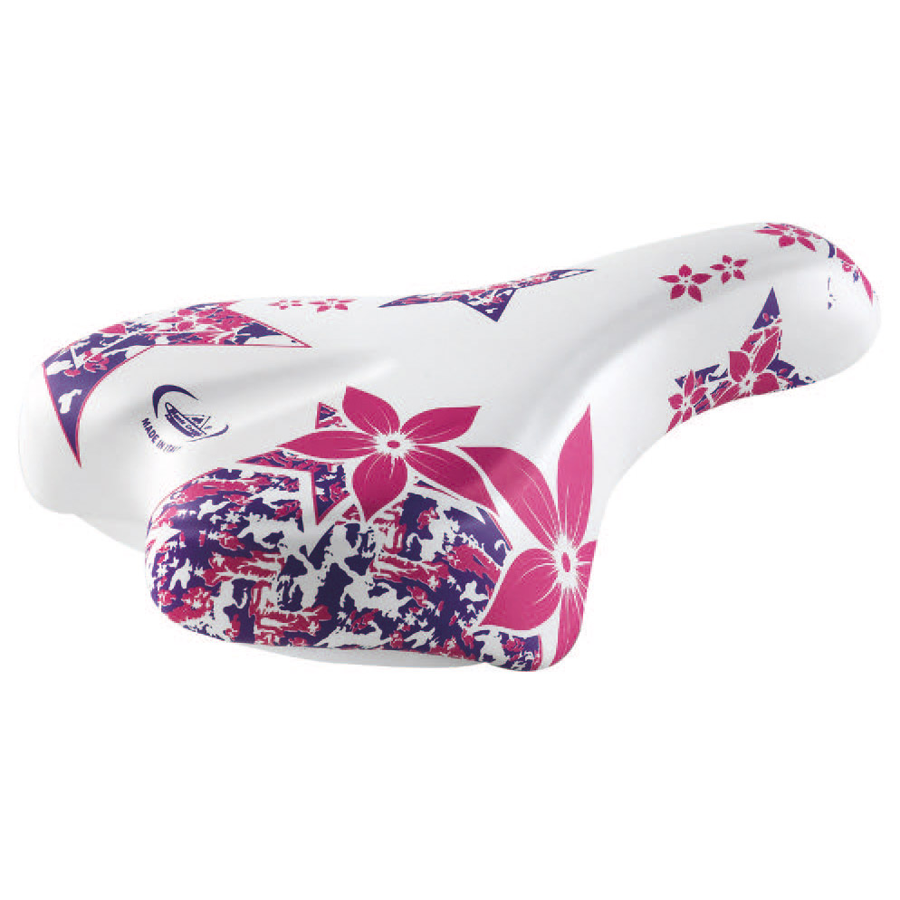 Monte Grappa children's saddle Magic 16-20" white/pink