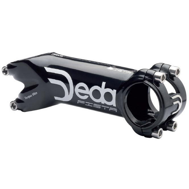 DEDA A-Head cap Pista 130mm glossy black aluminum 70-20gr