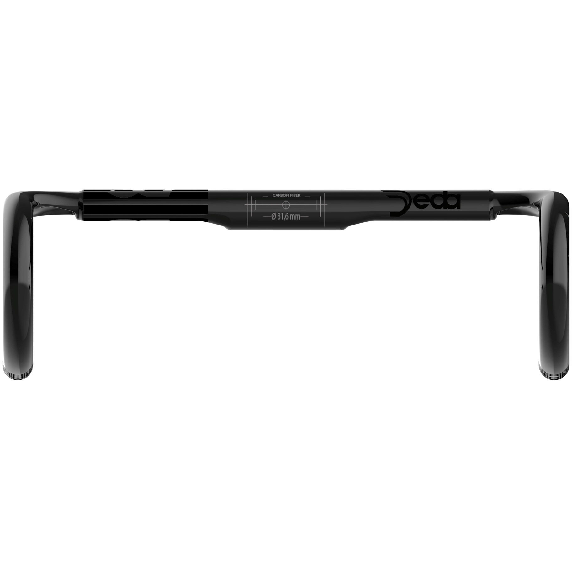 DEDA Superzero DCR carbon handlebar bend POB 44 cm (B-B)