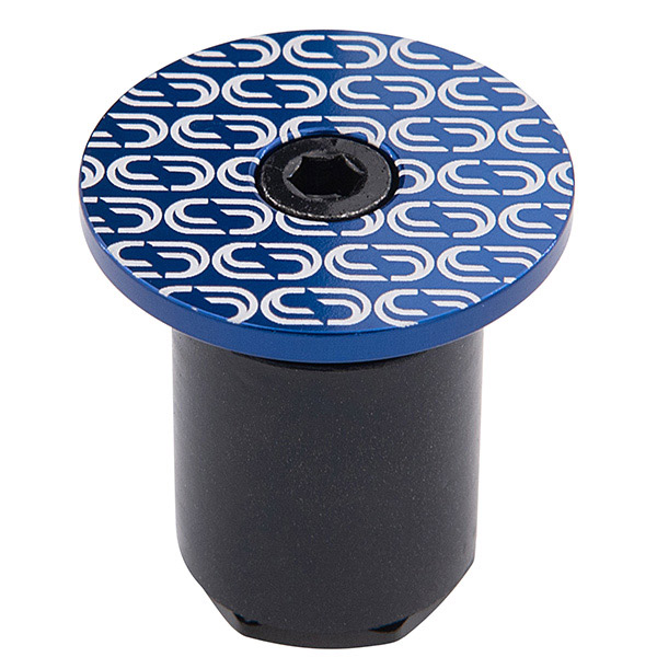 Deda Loop blue handlebar end plug