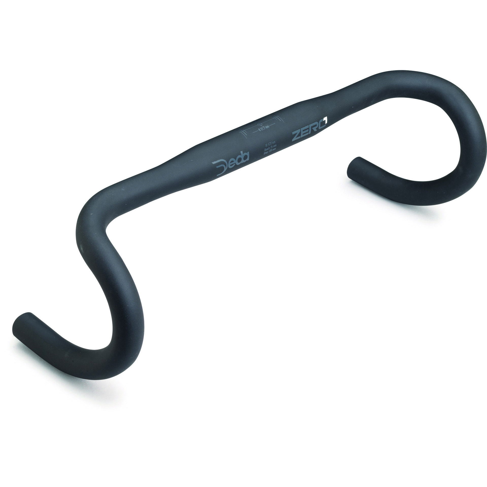 DEDA handlebar bend Zero1 RHM aluminum BOB 44cm (B-B)