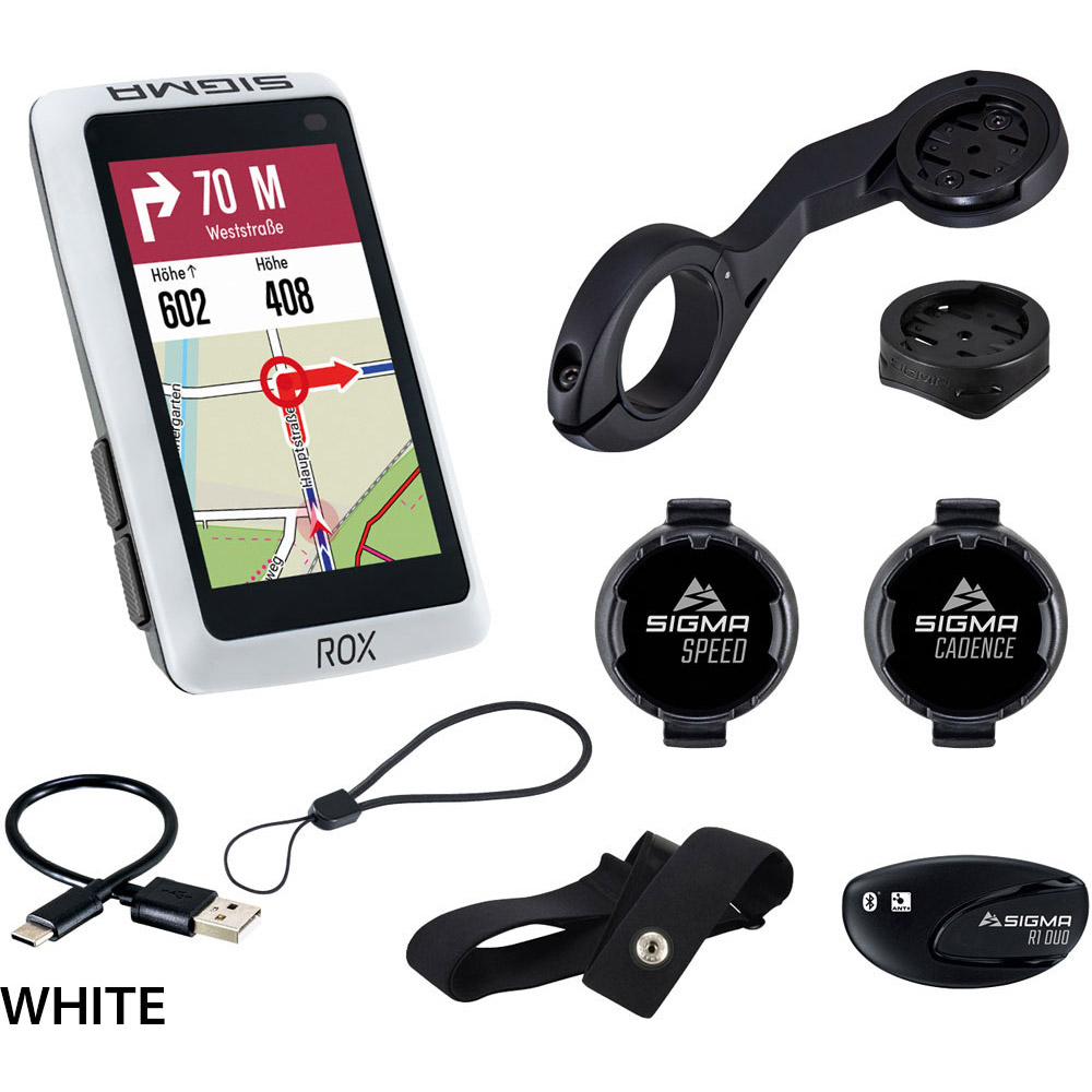 Sigma bike computer Rox 12.1 Evo sensor set white