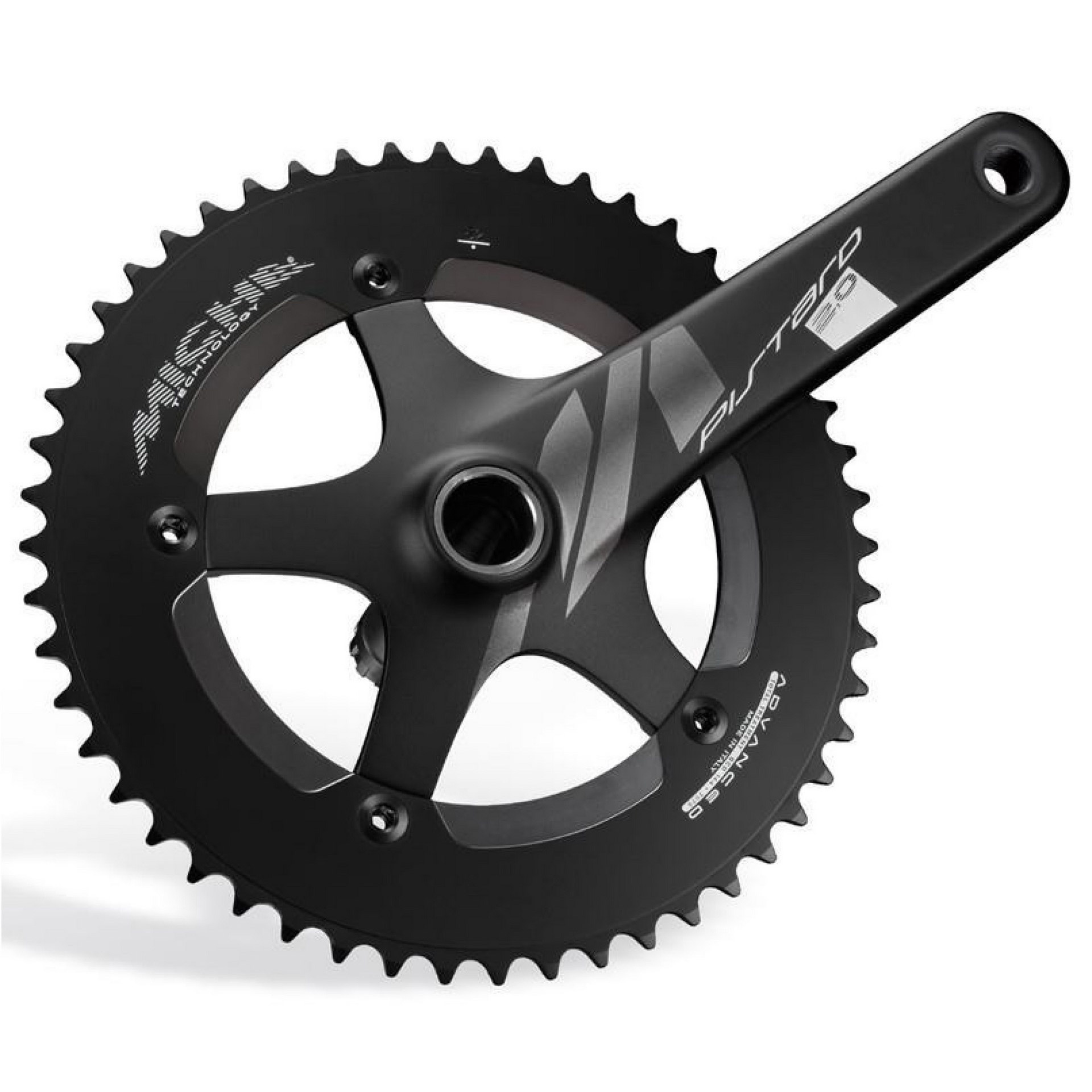 Miche crankset Pistard 2.0 165mm 52t black