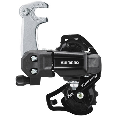 Shimano rear derailleur Tourney 6/7-speed short cage hook black
