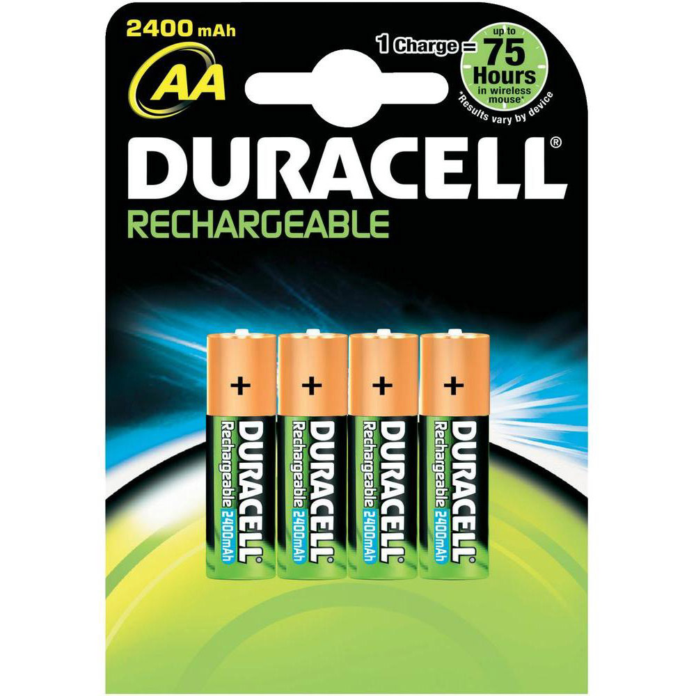 Battery Duracell HR03/AAA Rechargeable 900 mAh p/4