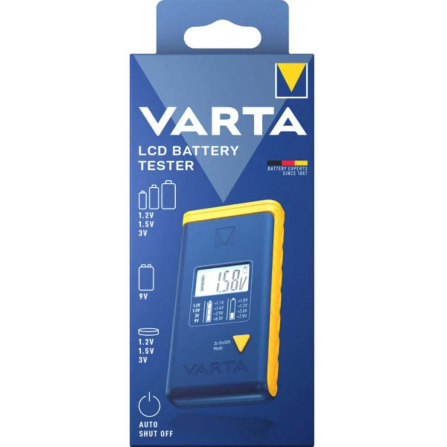 Varta battery tester with LCD screen type 893