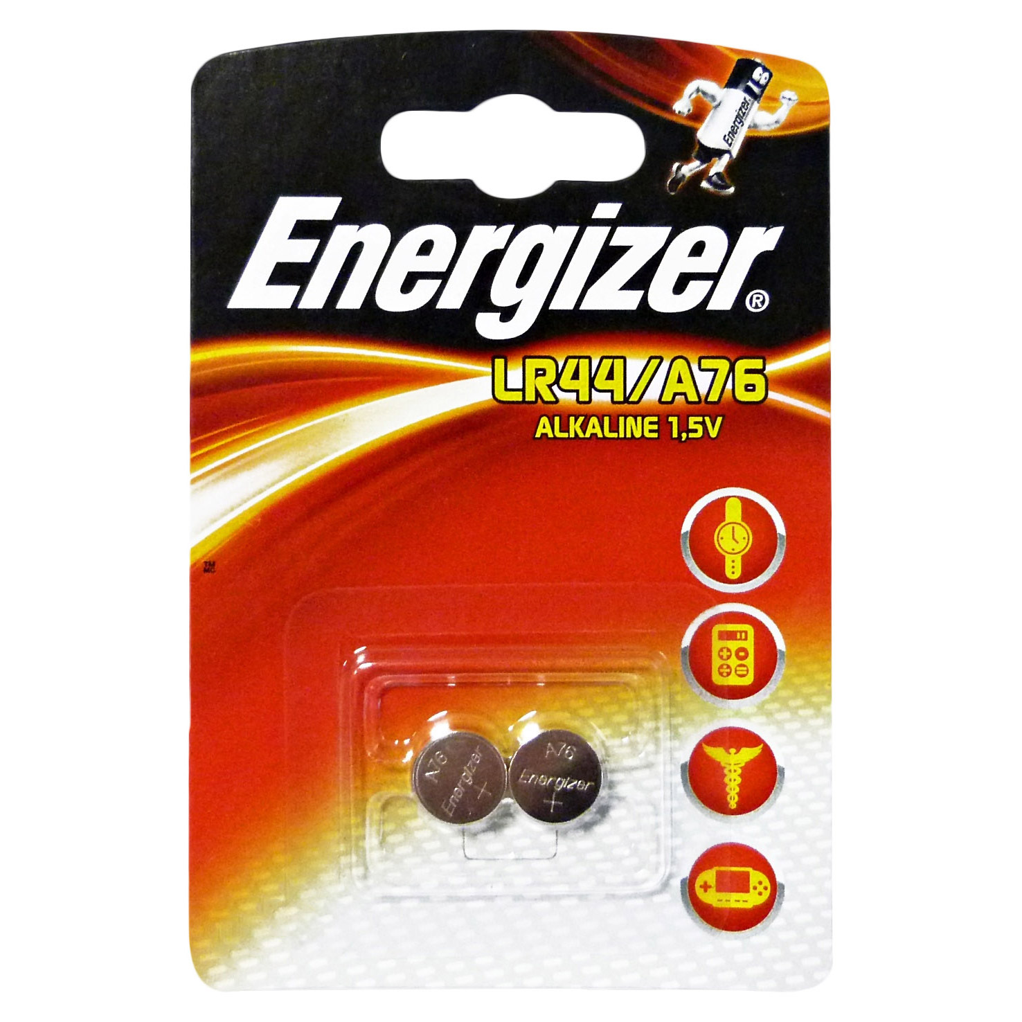 Energizer Alkaline 1.5V LR44/A76 Blister 2 pieces