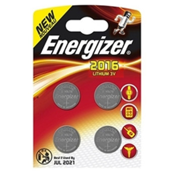 Energizer Lithium 3V CR2016 Blister 4 pieces