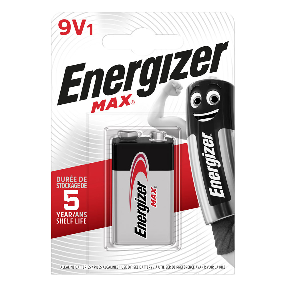 Energizer Max 9V 6LR61 Blister 1 piece