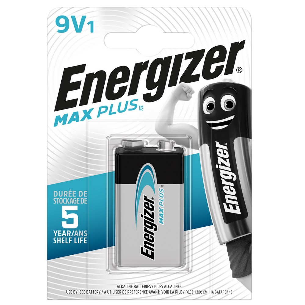 Energizer battery Max Plus 6LR61 9V