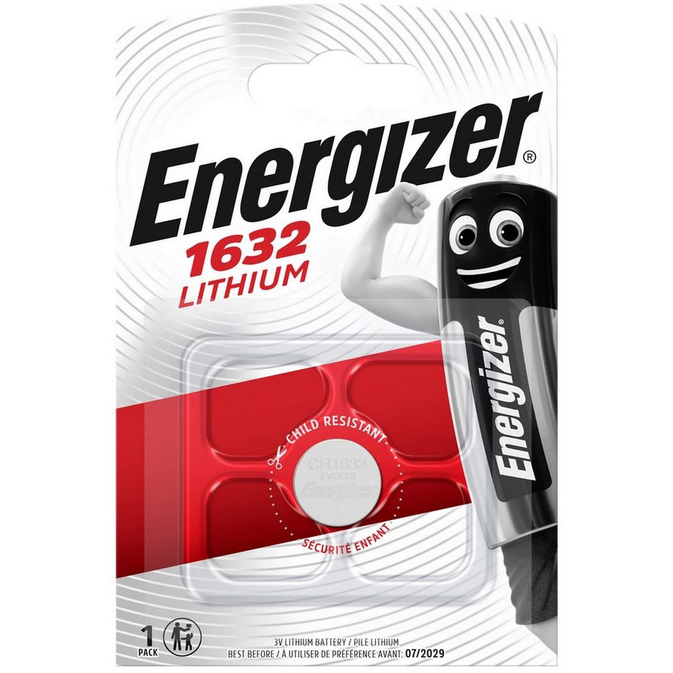 Energizer lithium coin cell 3V CR1632