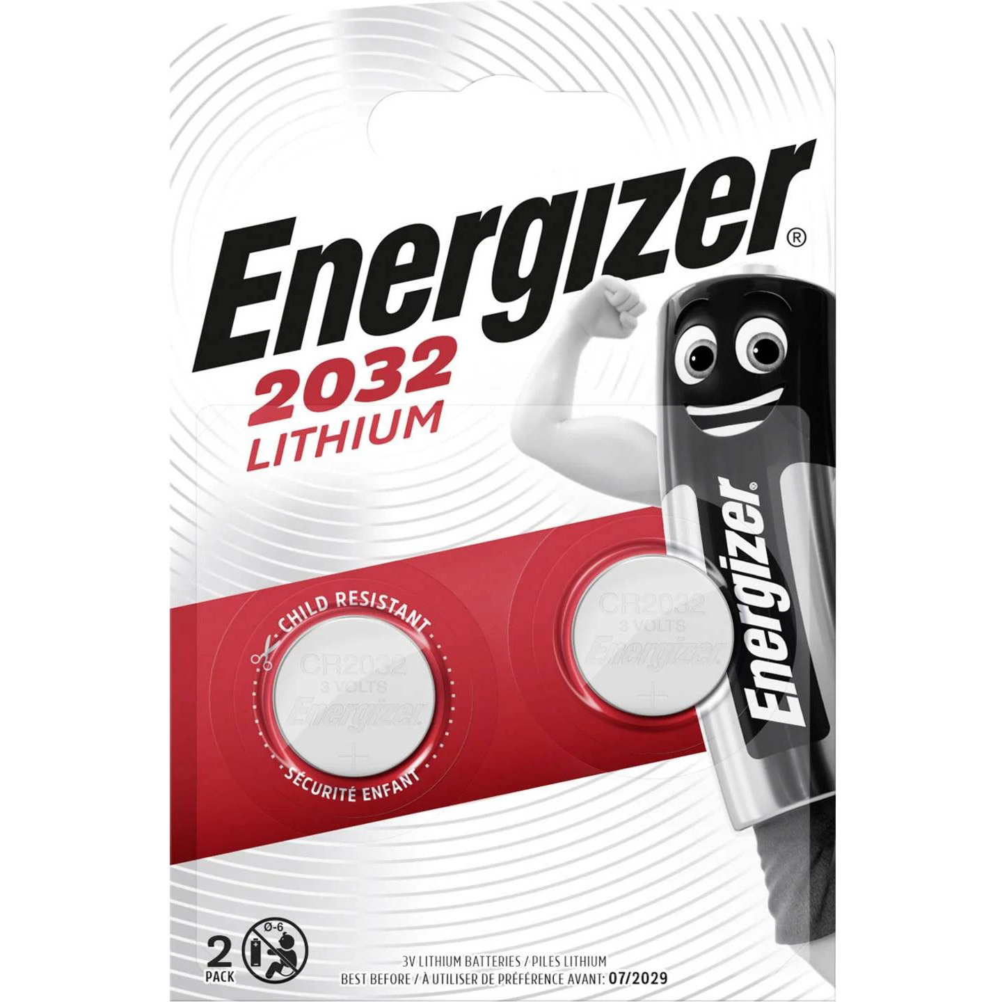 Energizer button cell Ultimate Lithium 3V CR2032 (2 pcs)