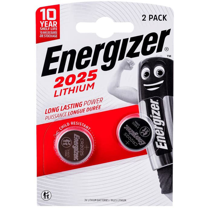 Energizer battery Lithium 3V CR2025 blister (2 pcs)