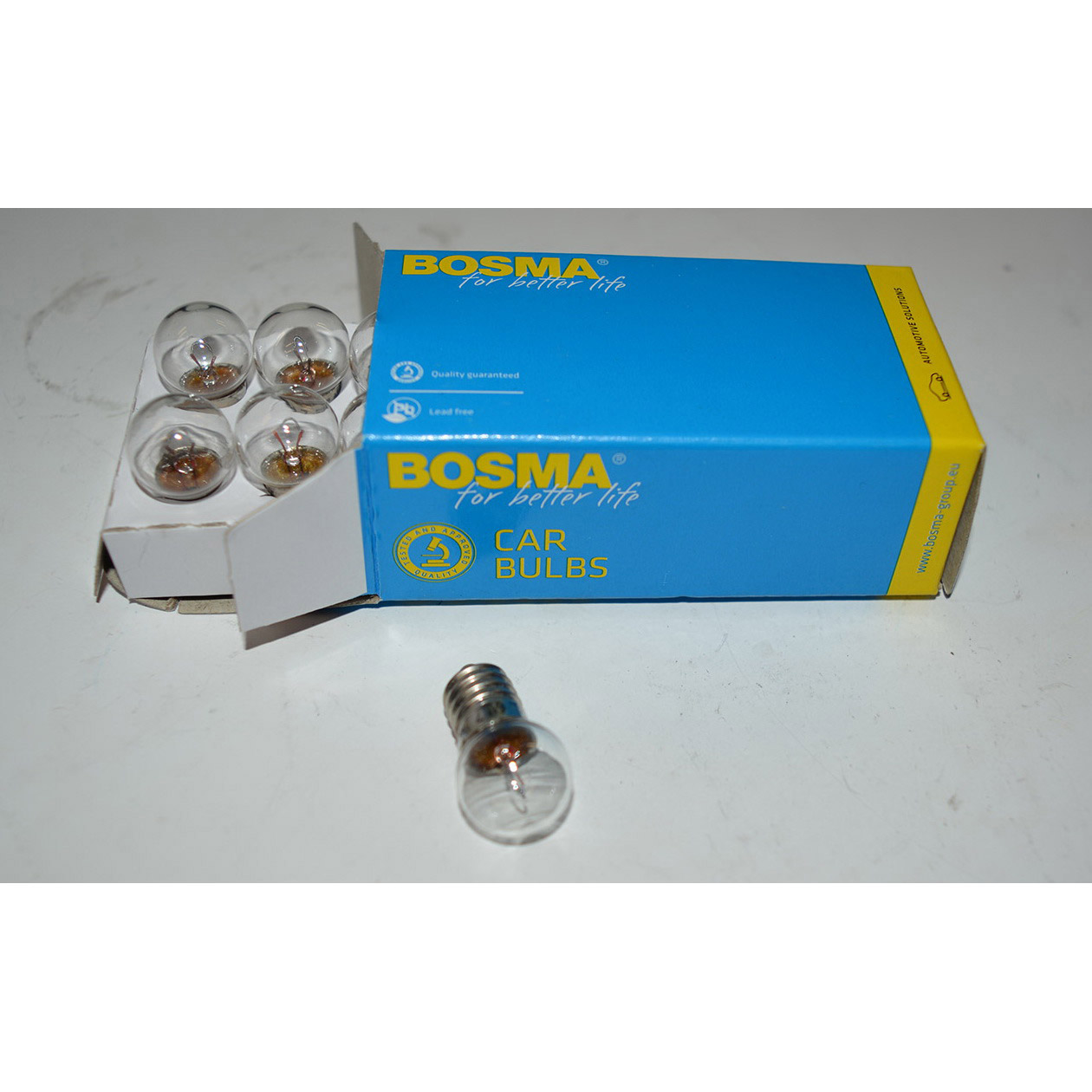 Lamp 6V-7.5W E10 Bosma 510643 incl. Solex