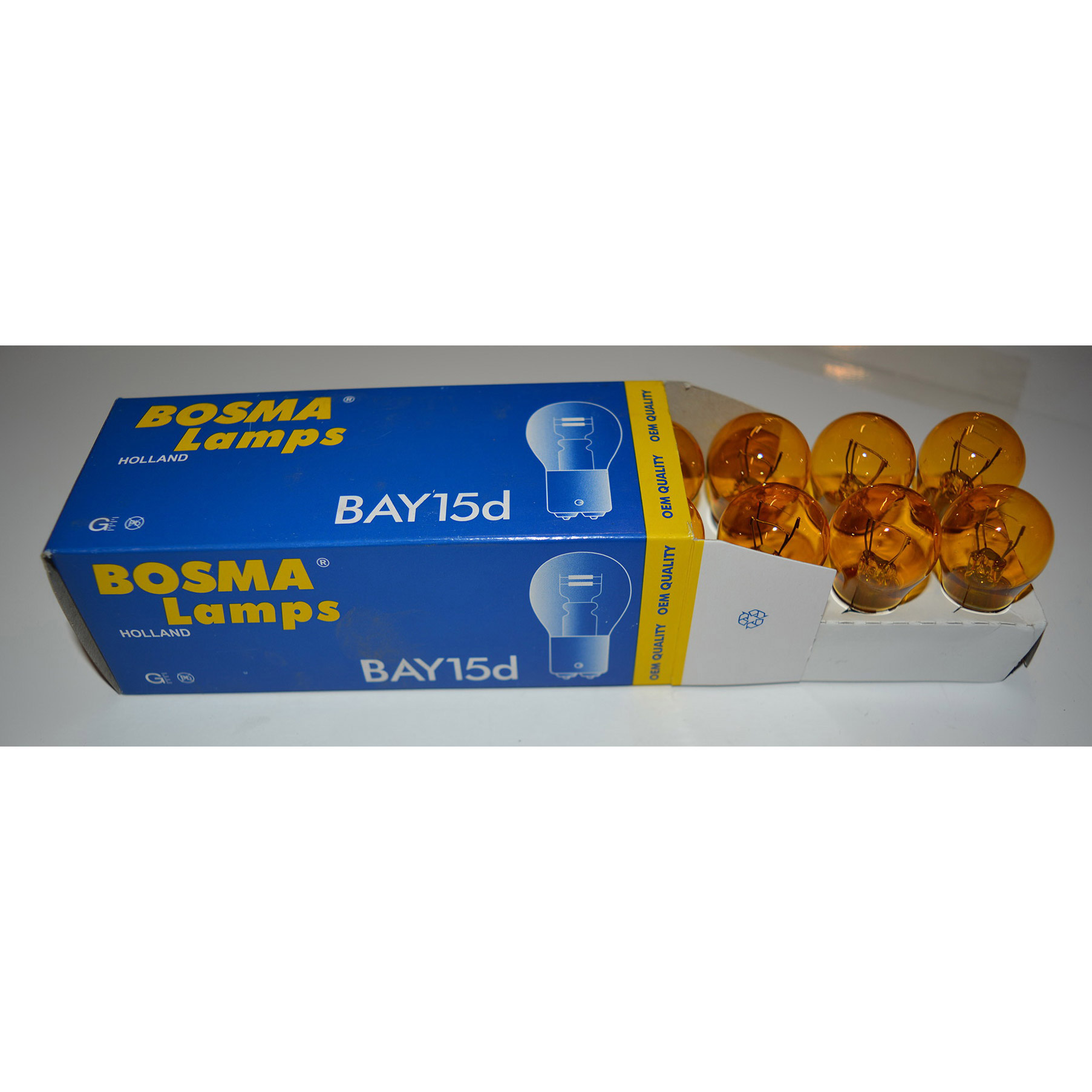 Lamp 12V-21/5W BAY15D yellow